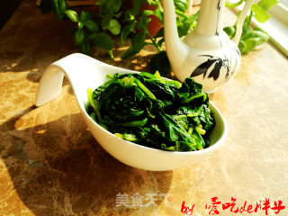 温拌菠菜的做法步骤：6