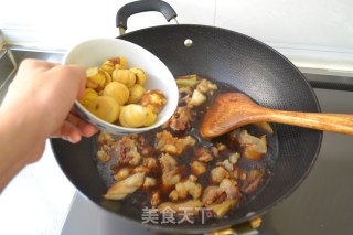 强膝壮骨养生菜【栗子牛蹄筋】的做法步骤：8