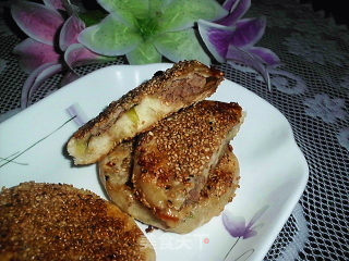 芝麻肉馅饼的做法步骤：12
