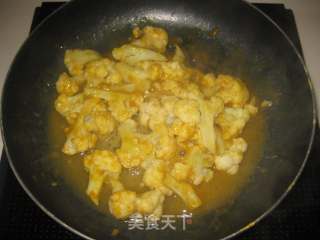 咖喱烧花菜的做法步骤：10