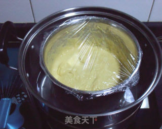 南瓜紫薯双色糕的做法步骤：5