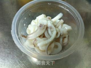 椰奶鱿鱼包菜意大利面的做法步骤：3
