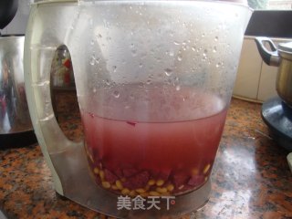 米香紫薯豆浆的做法步骤：3