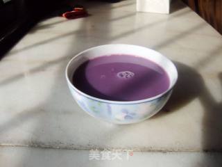 米香紫薯豆浆的做法步骤：5