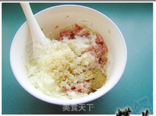 新疆风味羊肉烤包子的做法步骤：6