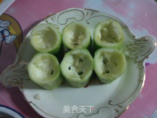 丝瓜鲜虾盅的做法步骤：2