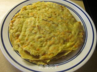红萝卜香蕉鸡蛋饼的做法步骤：7