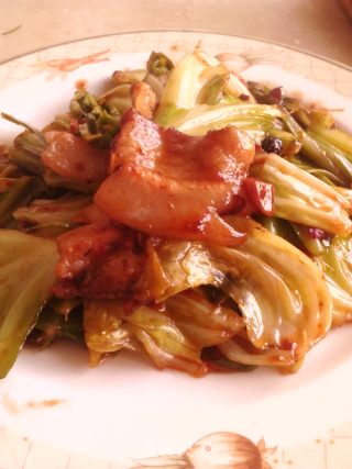 回锅包菜的做法步骤：4
