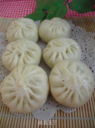 菜肉包的做法步骤：7