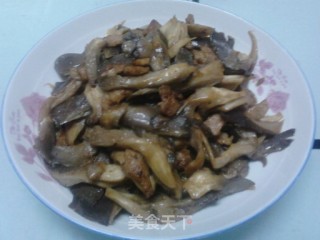 平菇炒肉片的做法步骤：8