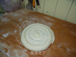火腿葱油饼的做法步骤：7
