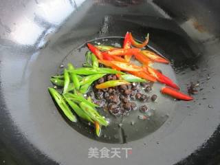 双椒豆豉炒肉丝的做法步骤：7