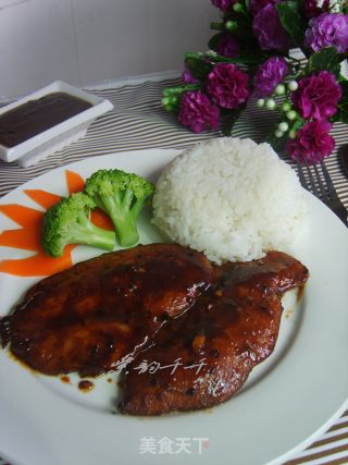 黑椒鸡扒饭的做法步骤：8