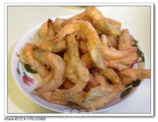避风塘虾的做法步骤：6