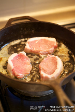 Iberian pork loin with sausage & beans的做法步骤：4