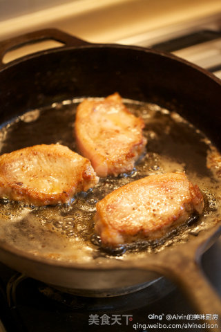 Iberian pork loin with sausage & beans的做法步骤：5