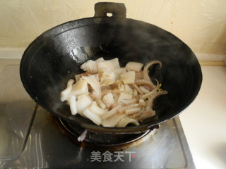 韭香鱿鱼卷的做法步骤：6