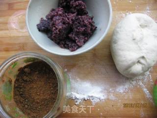 黑米红糖饼的做法步骤：2