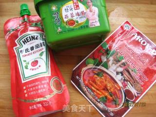 酸辣风味虾的做法步骤：2