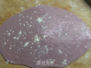 紫薯银丝卷的做法步骤：8