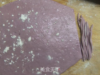 紫薯银丝卷的做法步骤：9