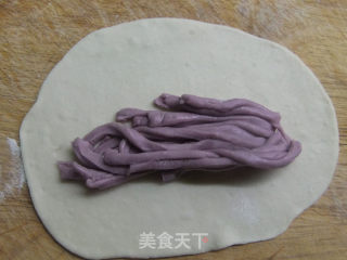 紫薯银丝卷的做法步骤：12