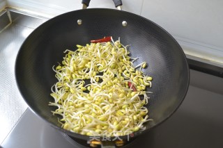 无肉也欢之【豆芽炖粉条】的做法步骤：2