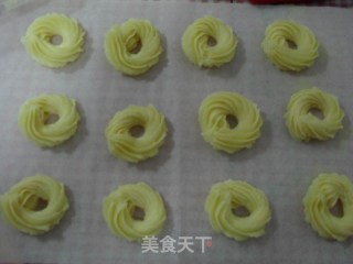 原味奶香曲奇的做法步骤：8