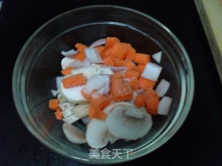 单人份虾仁杂蔬披萨的做法步骤：15