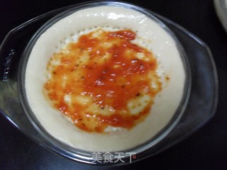 单人份虾仁杂蔬披萨的做法步骤：16