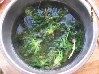 荠菜蛋卷的做法步骤：3