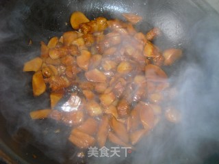 五花肉炖杏鲍菇的做法步骤：6