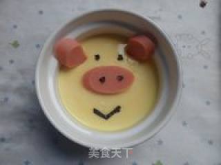 萌翻你的Q版小猪蛋羹的做法步骤：7