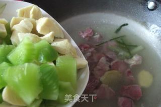 咸肉烧双笋的做法步骤：9