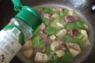 咸肉烧双笋的做法步骤：10