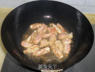 醋烹对虾的做法步骤：5