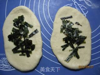 海苔火腿面包的做法步骤：5