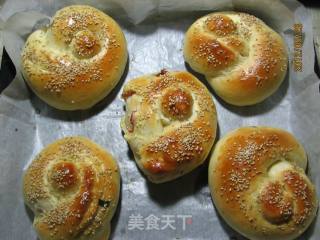 海苔火腿面包的做法步骤：15