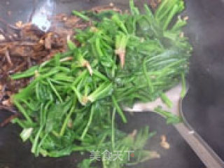 茶树菇炒菠菜的做法步骤：8