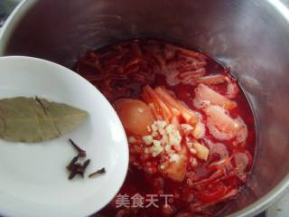 诱惑难挡---甜菜冷汤的做法步骤：5