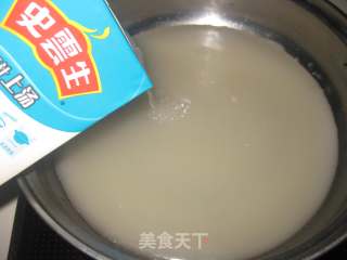 高汤煮年糕的做法步骤：6