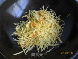 醋溜南瓜丝的做法步骤：3