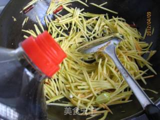 醋溜南瓜丝的做法步骤：4