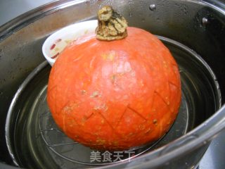 冰糖银耳南瓜盅的做法步骤：5