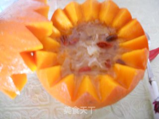 冰糖银耳南瓜盅的做法步骤：6