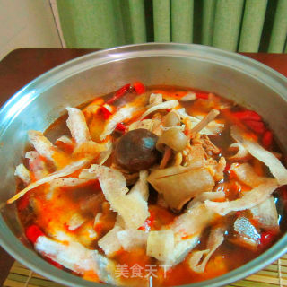 羊肉芋片香锅的做法步骤：15