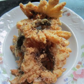 香酥蛋黄鱼的做法步骤：7