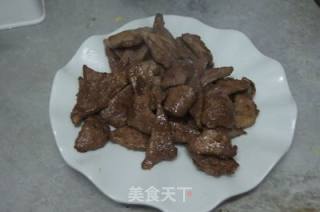 蒜苗炒猪肝的做法步骤：5