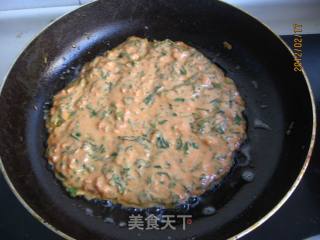 辣酱火腿菠菜蛋饼的做法步骤：5