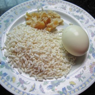红糖米花茶的做法步骤：1